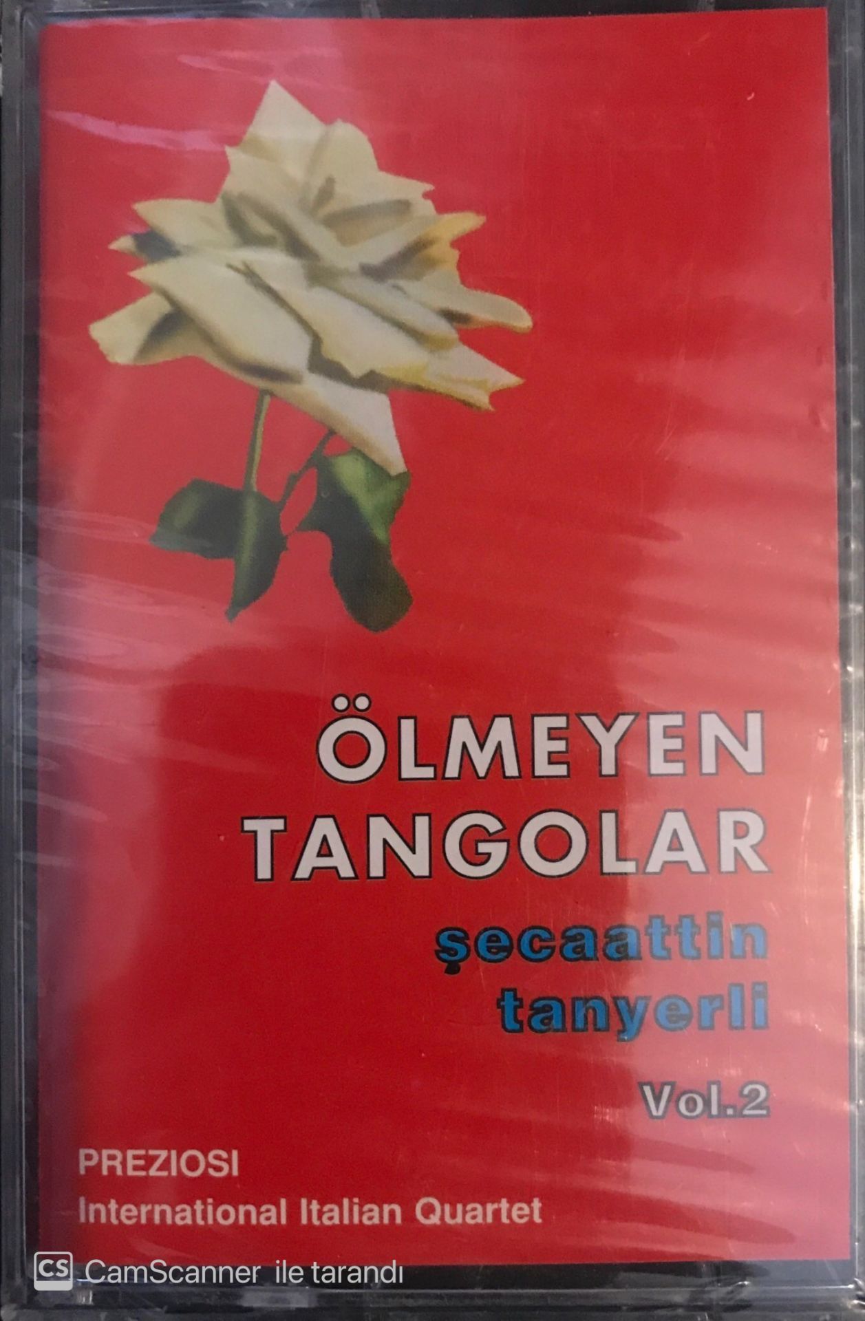 Şecaattin Tanyeri - Ölmeyen Tangolar  Vol 2 KASET