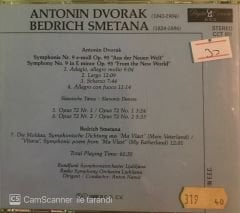 Dvorak / Smetana Symhony NO.9 'From The New World' 'Dıe  Modau' CD