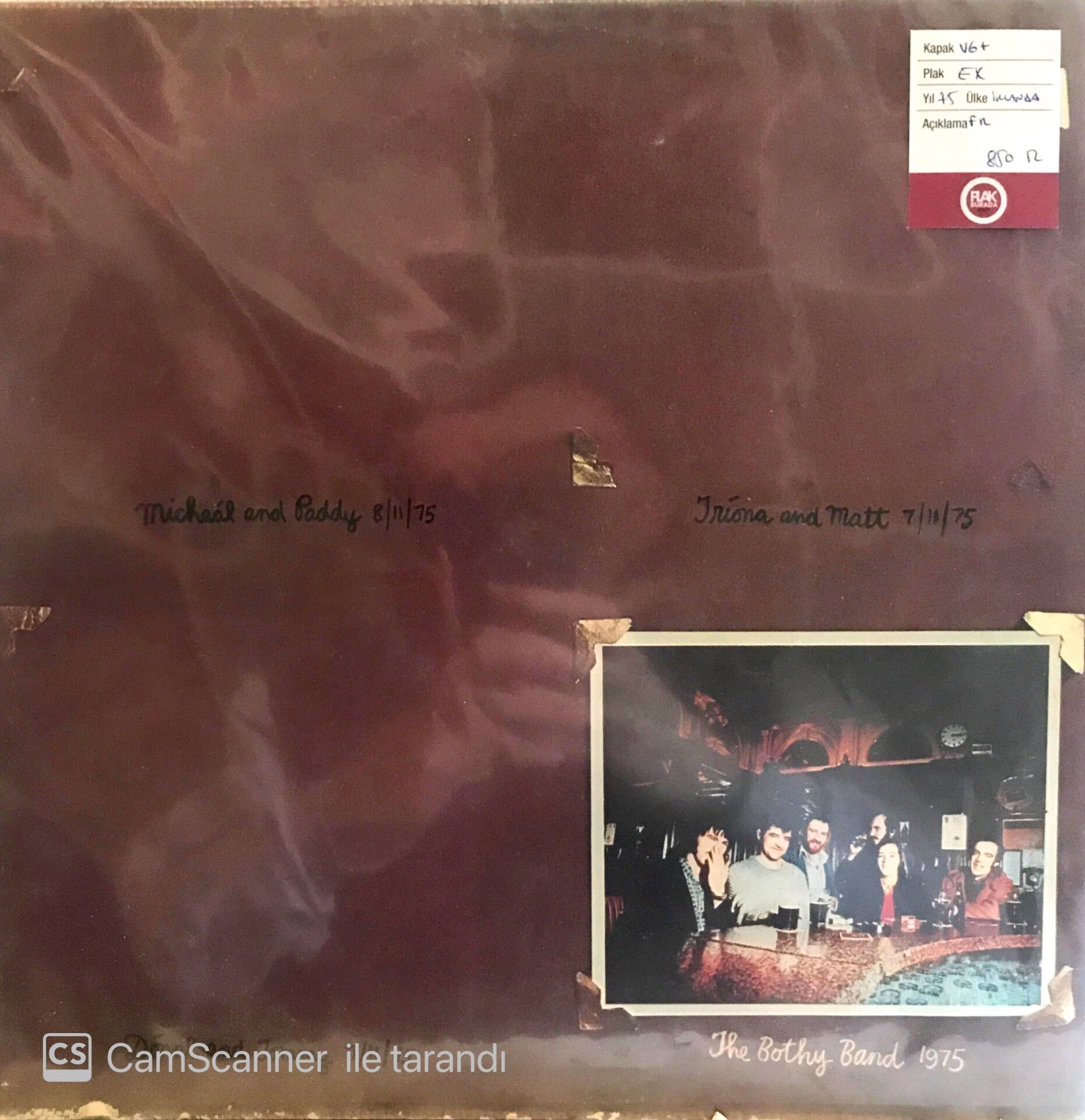 The Bothy Band 1975 LP