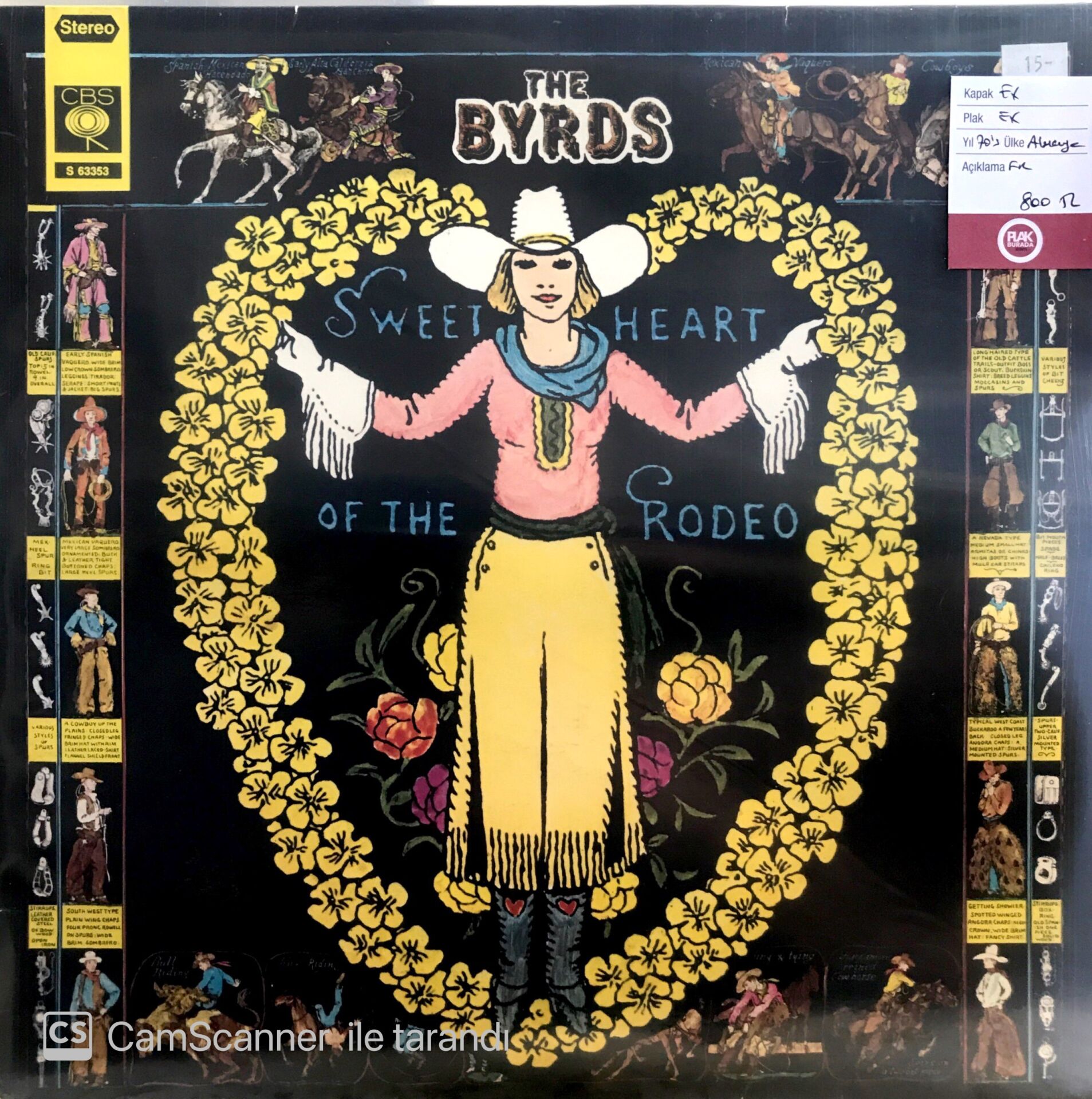 The Byrds - Sweet Heart of the Rodeo LP