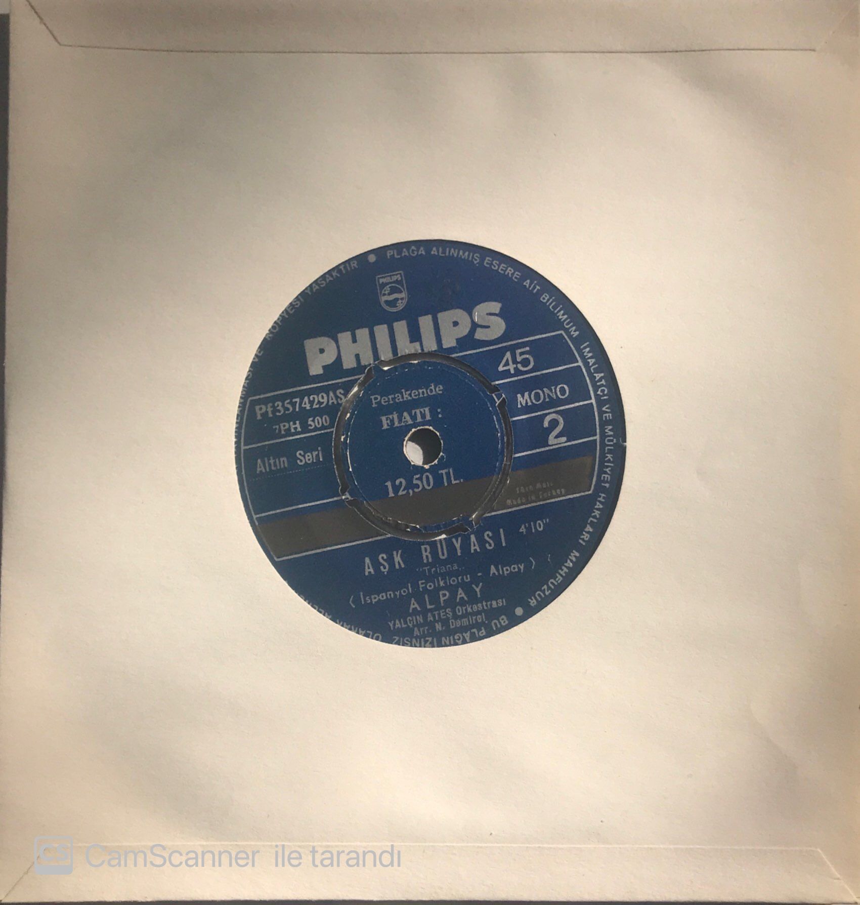 Alpay  Aşk Rüyası 45lik