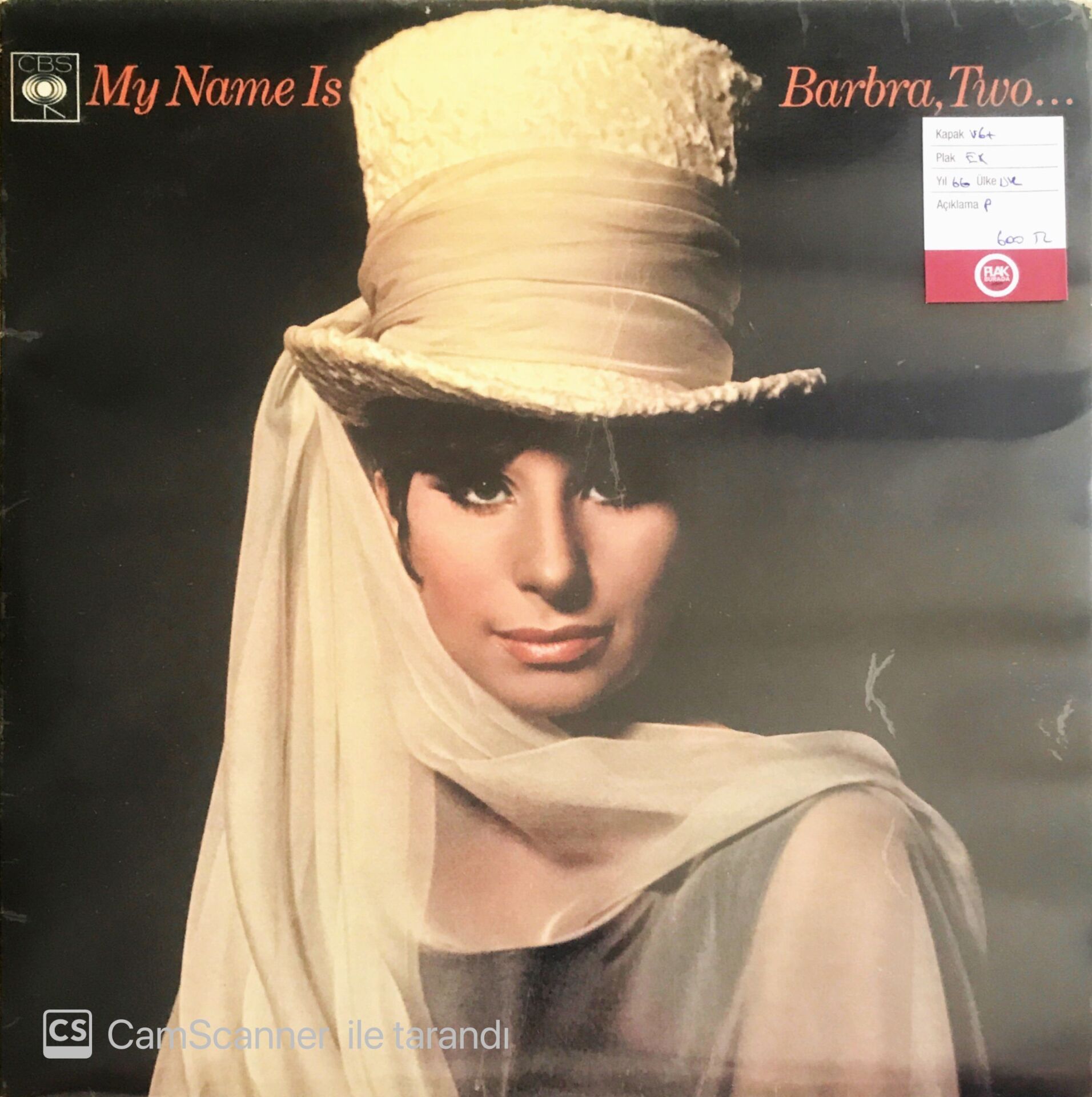 Barbra Streisand - My Name Is Barbra, Two... - LP