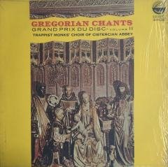 Trappist Monks' Choir Of Cistercian Abbey  Gregorian Chants Grand Prix Du Disque Volume II LP