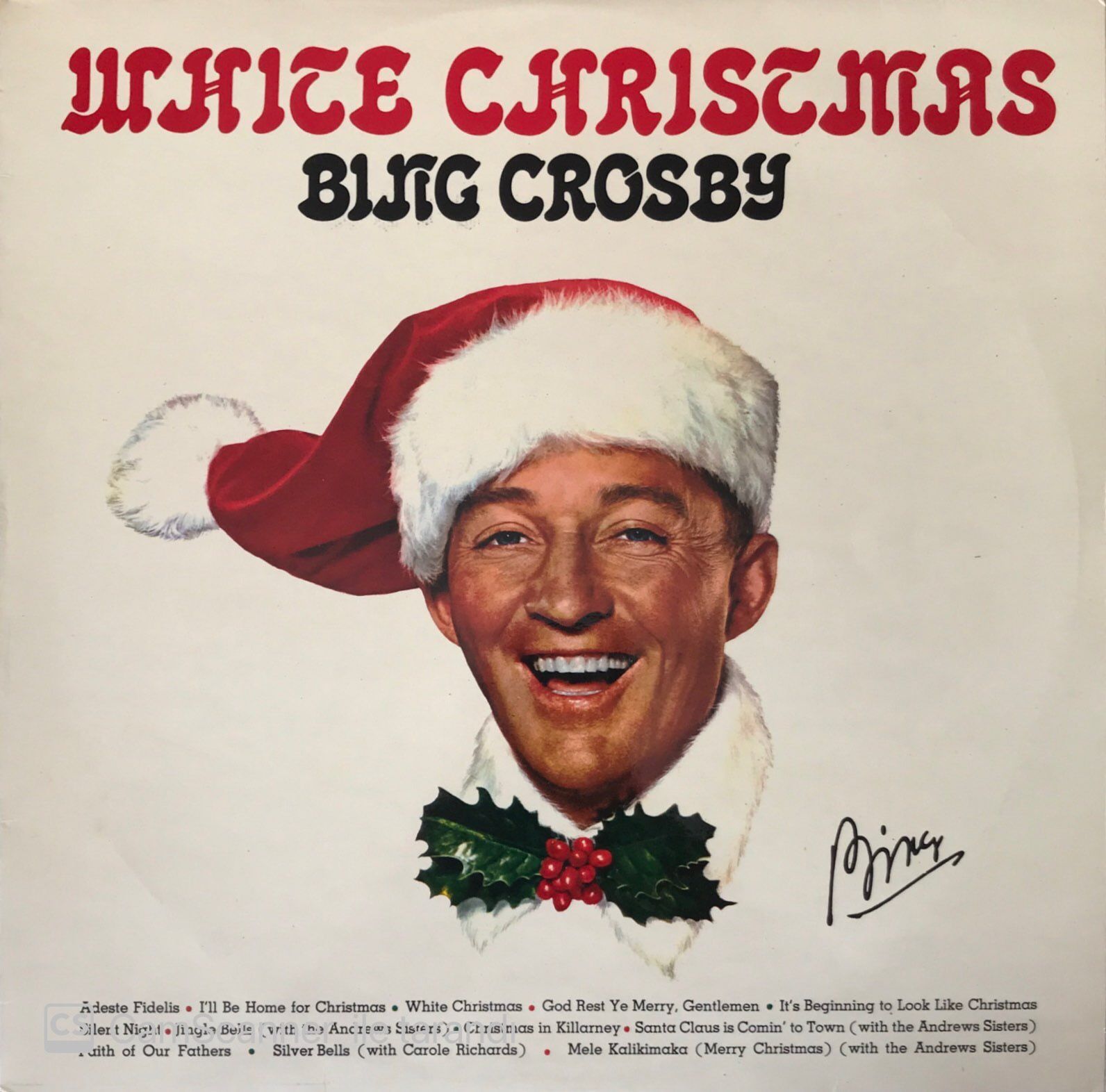 White Christmas - Bing Crosby LP