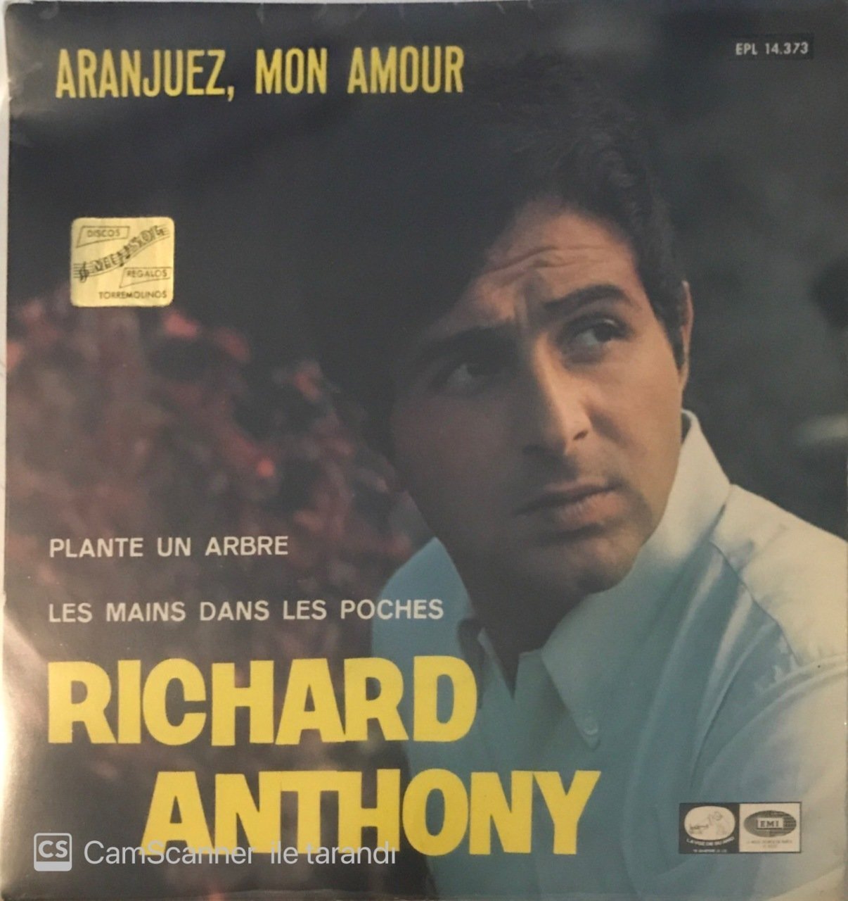 Richard Anthony Aranjuez Mon Amour 45lik