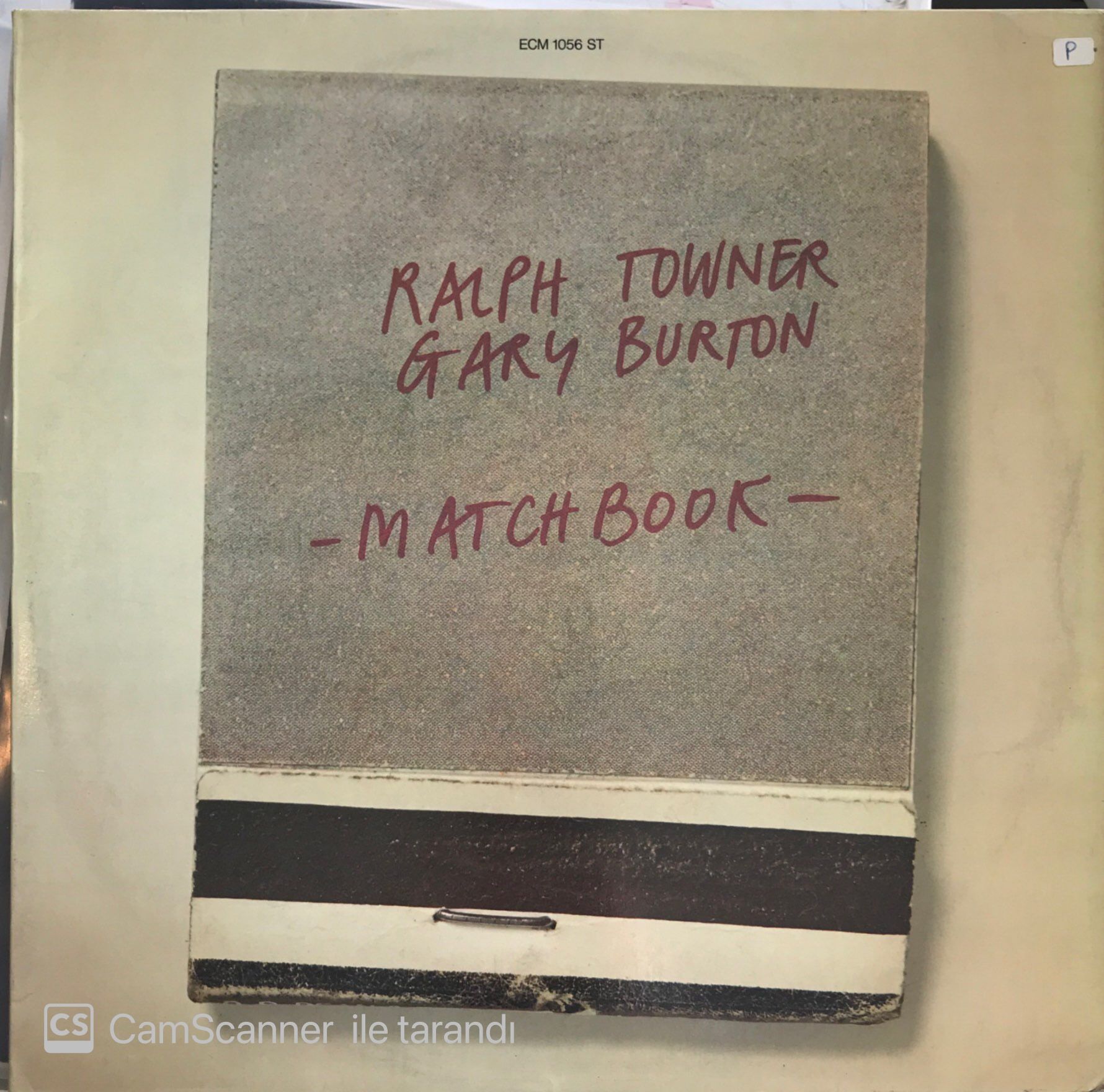 Ralph Towner , Gary Burton - Match Book LP