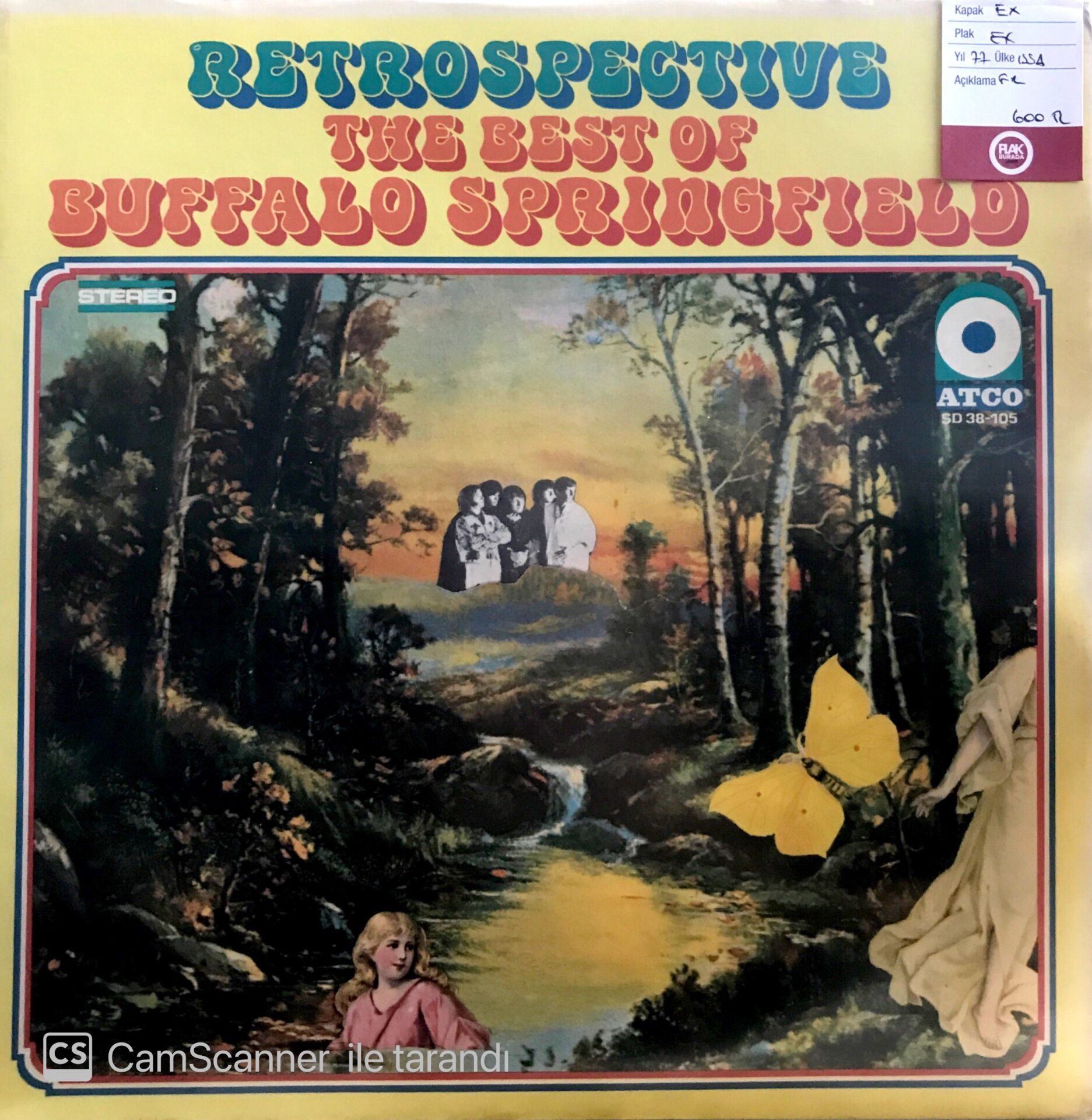 Retrospective The Best of Buffalo Springfield LP