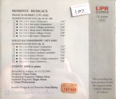 Schubert - Rachmaninoff / Ayşegül Sarıca, piano CD