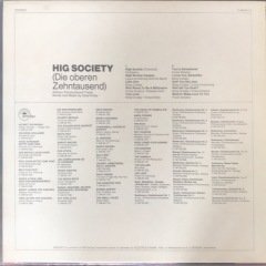 High Society (Die Oberen Zehntausend) LP