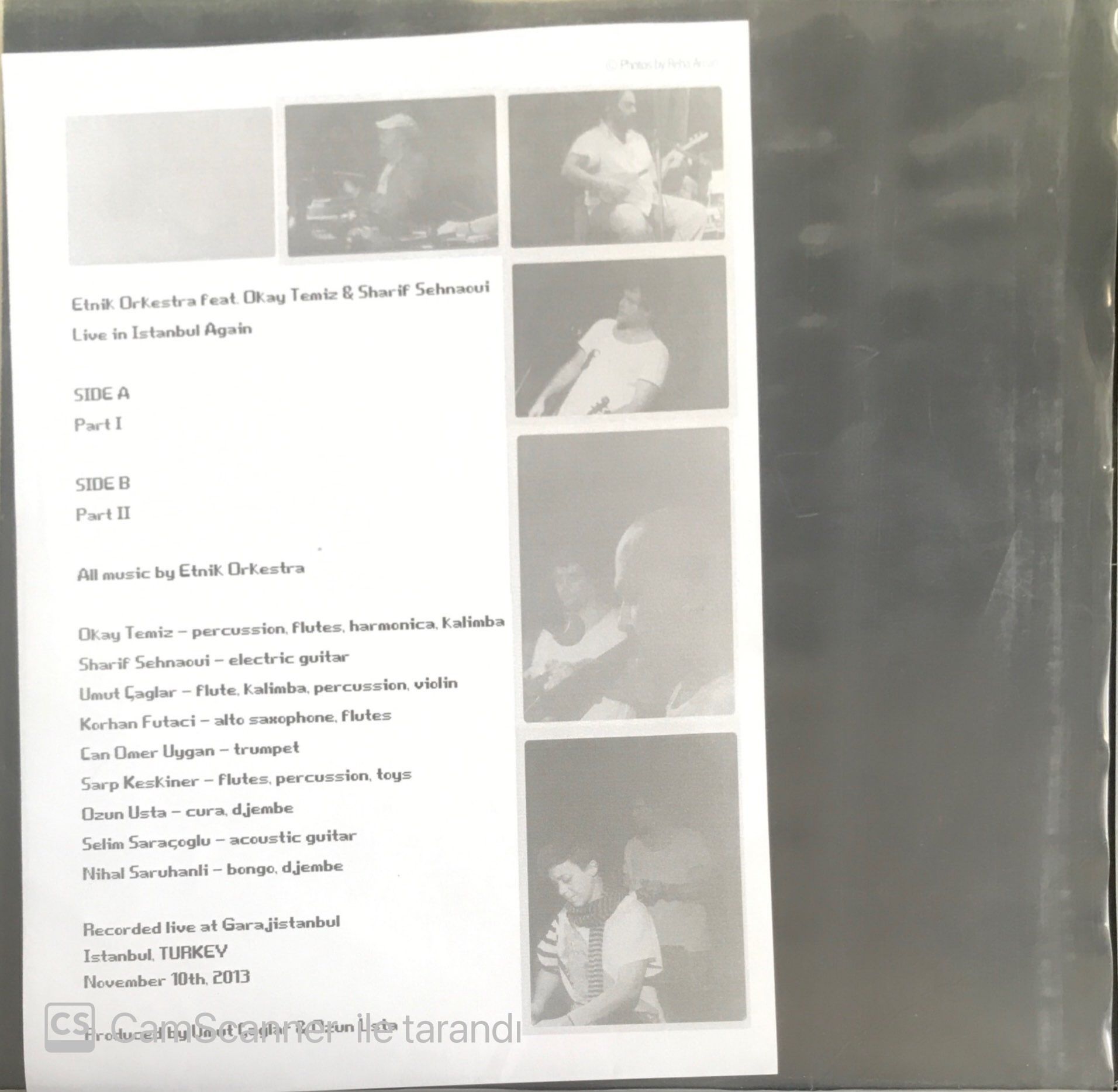 Etnik Orkestra Feat. Okay Temiz & Sharif Sehnaovi Live In İstanbul Again LP