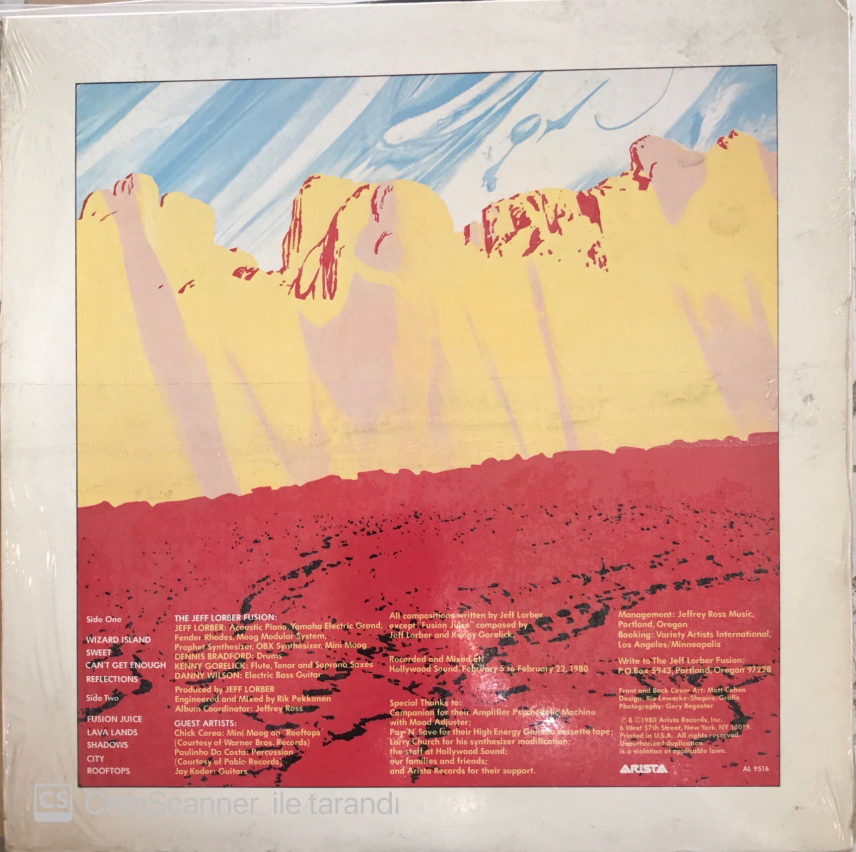The Jeff Lorber Fusion - Wizard Island LP