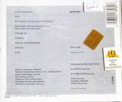 Giya Kancheli - Exil - CD