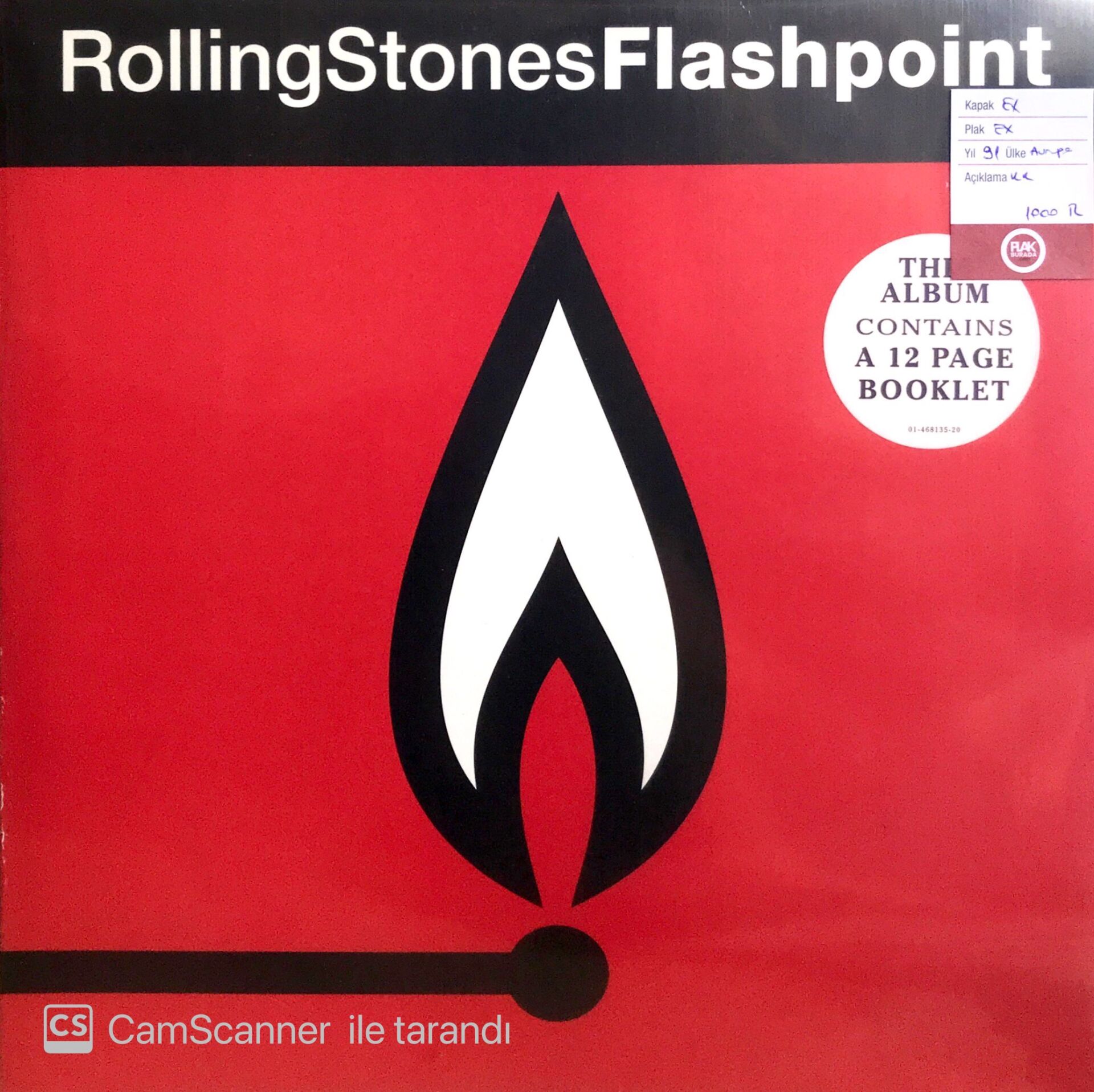 Rolling Stones Flashpoint LP