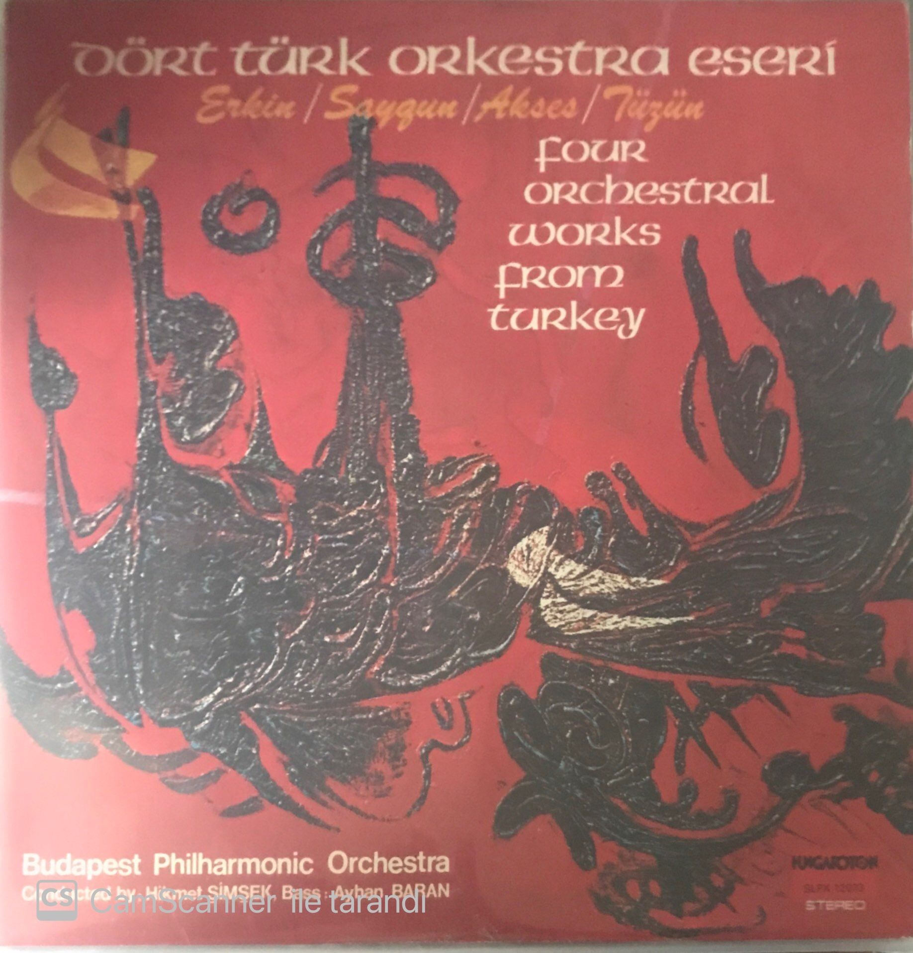 Dört Türk Orkestra Eseri Erkin/Saygun/Akses/Tüzün LP