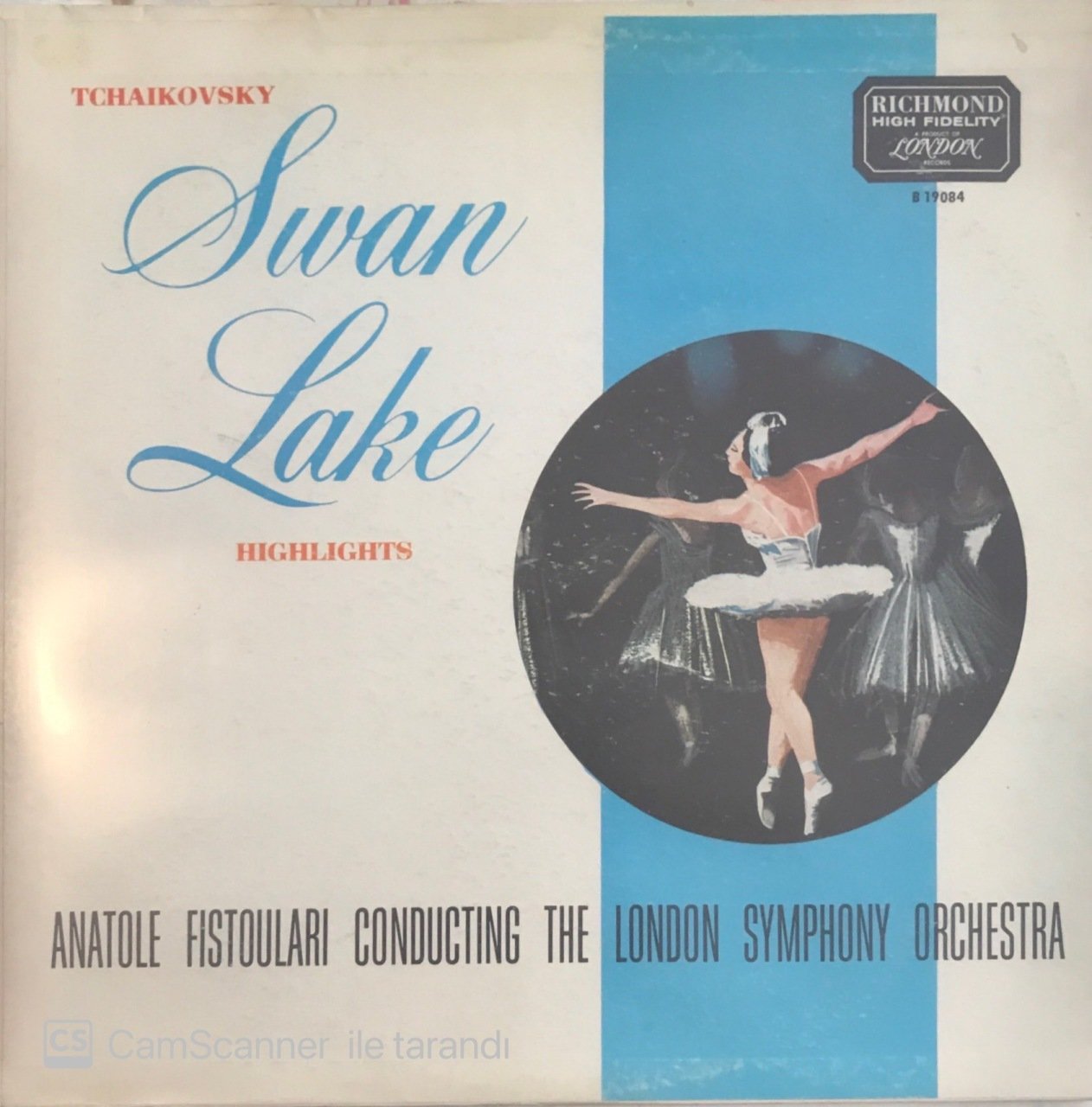 Tchaikovsky Swan Lake Highlights The London Symphony Orchestra LP