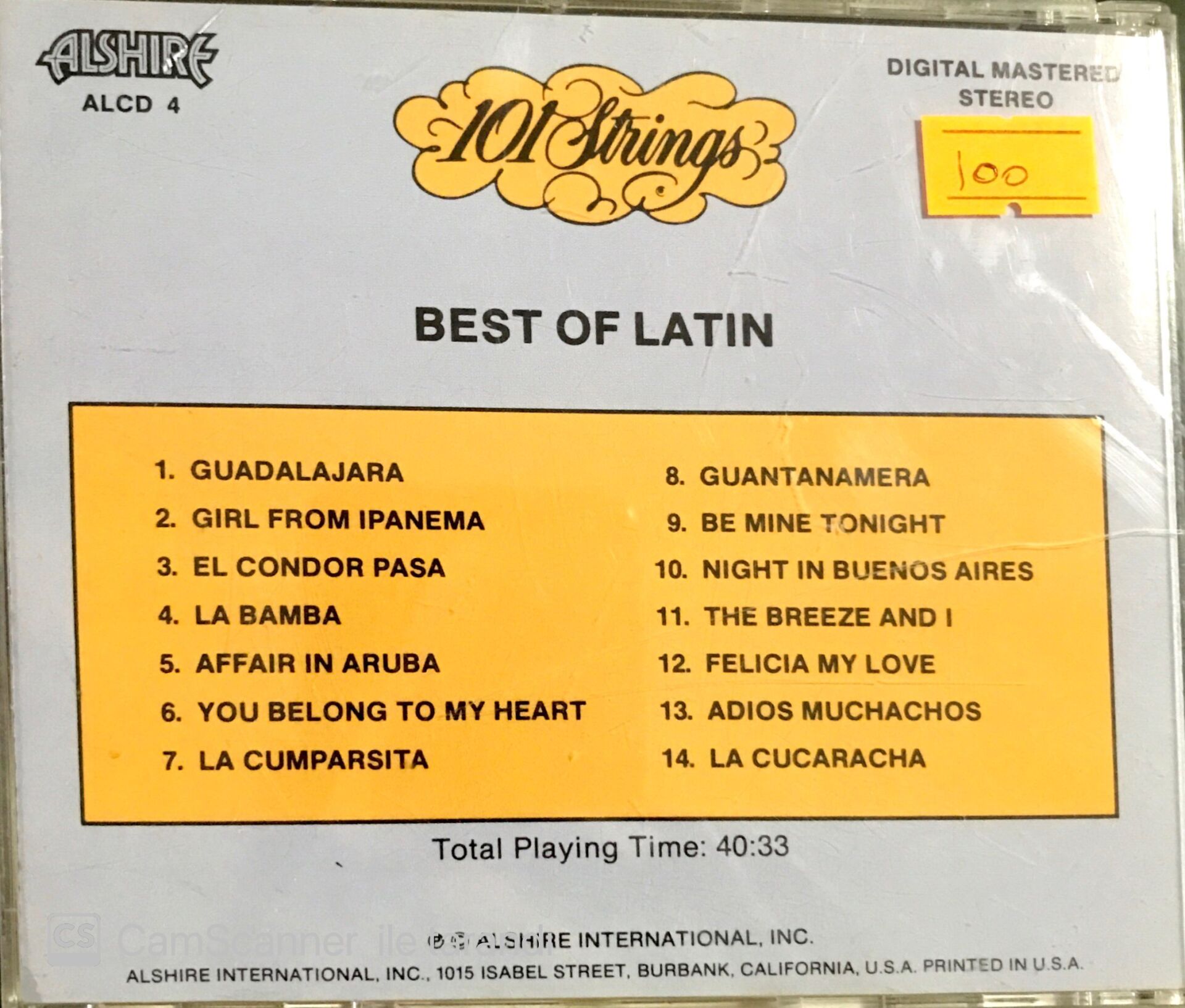 Best of Latin CD Plak Satın Al