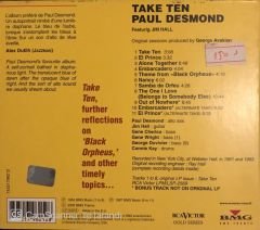 Paul Desmond - Take Ten CD