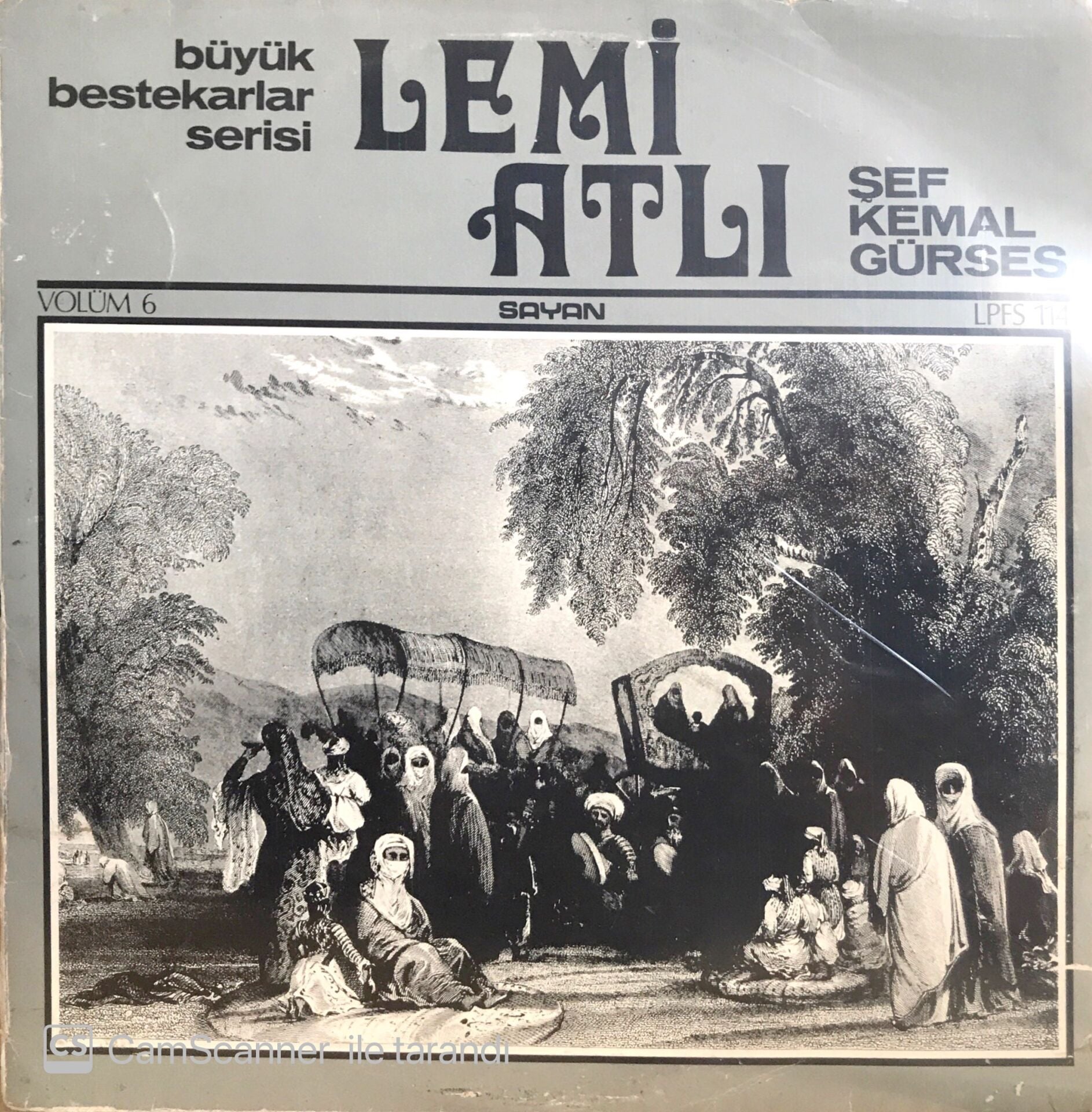 Büyük Bestekarlar Serisi Lemi Atlı Şef Kemal Gürses Volüm 6 LP