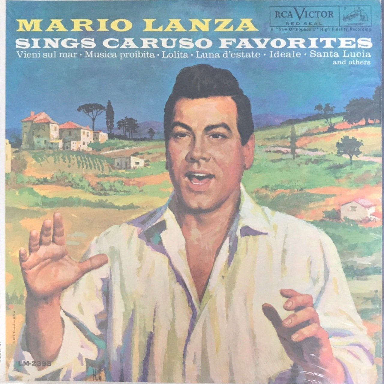 Mario Lanza Sings Caruso Favorites LP