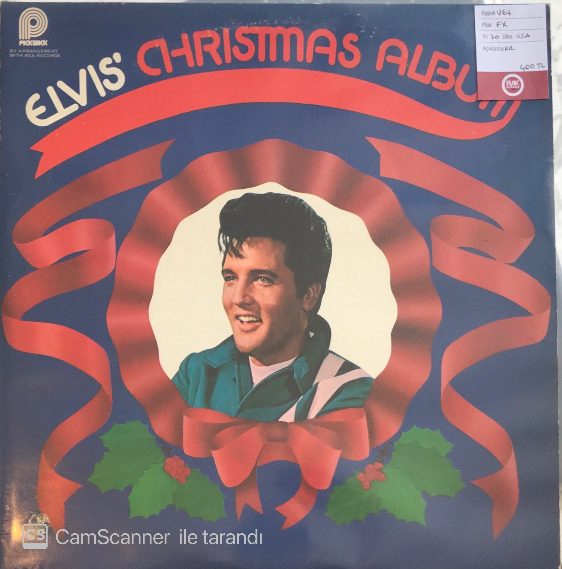 Elvis Presley Elvis' Christmas Album LP