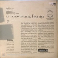 The Pops Goes Latin Boston Pops / Arthur Fiedler LP