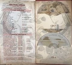 Bin Yılın Mirası Türk Müziği Kitapçıklı 3 CD