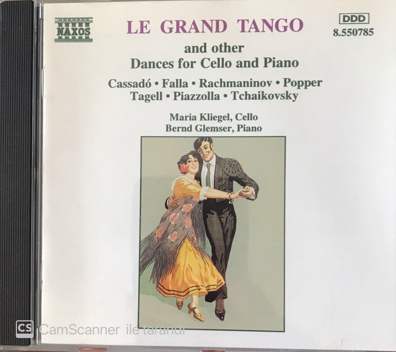 Le Grand Tango And Other Dances For Cello And Piano CD
