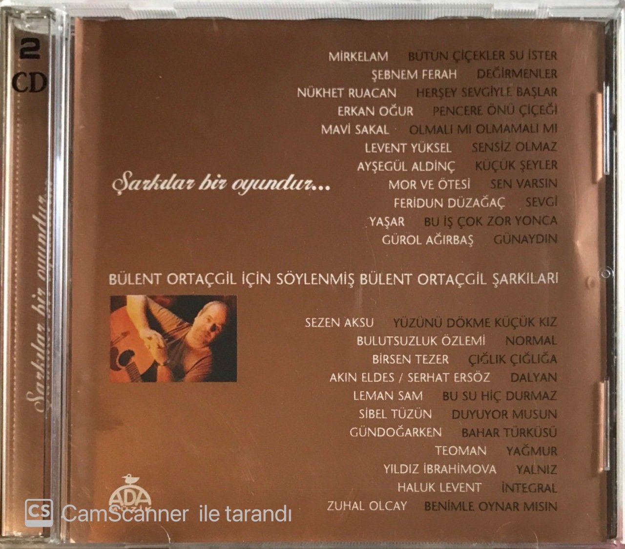 Şarkılar Bir Oyundur Bülent Ortaçgil İçin Söylenmiş Bülent Ortaçgil Şarkıları CD
