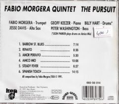 Fabio Morgera Quintet - The Pursuit - CD