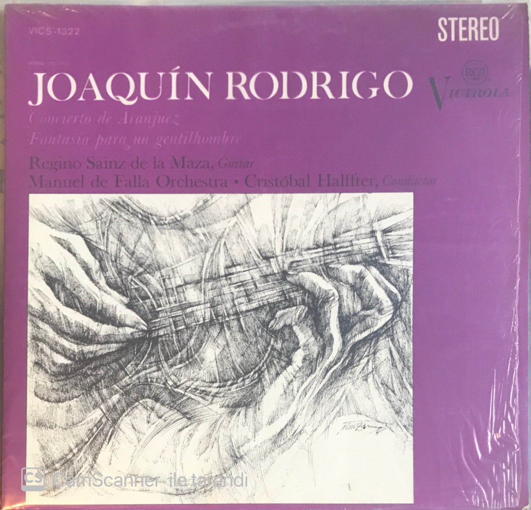 Joaquin Rodrigo Concierto De Aranjuez Fantasia Para Un Gentilhombre LP