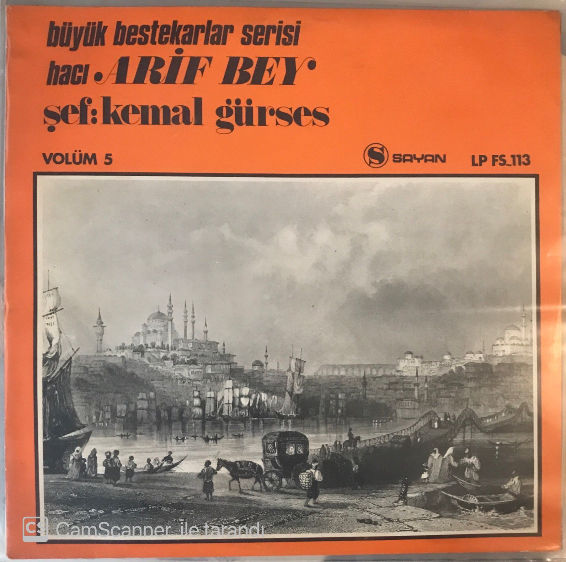 Büyük Bestekarlar Serisi Hacı Arif Bey Şef Kemal Gürses Volüm 5 LP