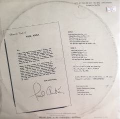 Paul Anka Let's Sit This One Out LP
