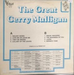 The Great Gerry Mulligan LP