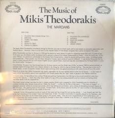 The Music Of Mikis Theodorakis - The Exciting Buzouki Sound Of The Marcians LP
