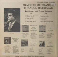 Memories Of Istanbul Lutfi Guneri With Oriental Orchestra LP