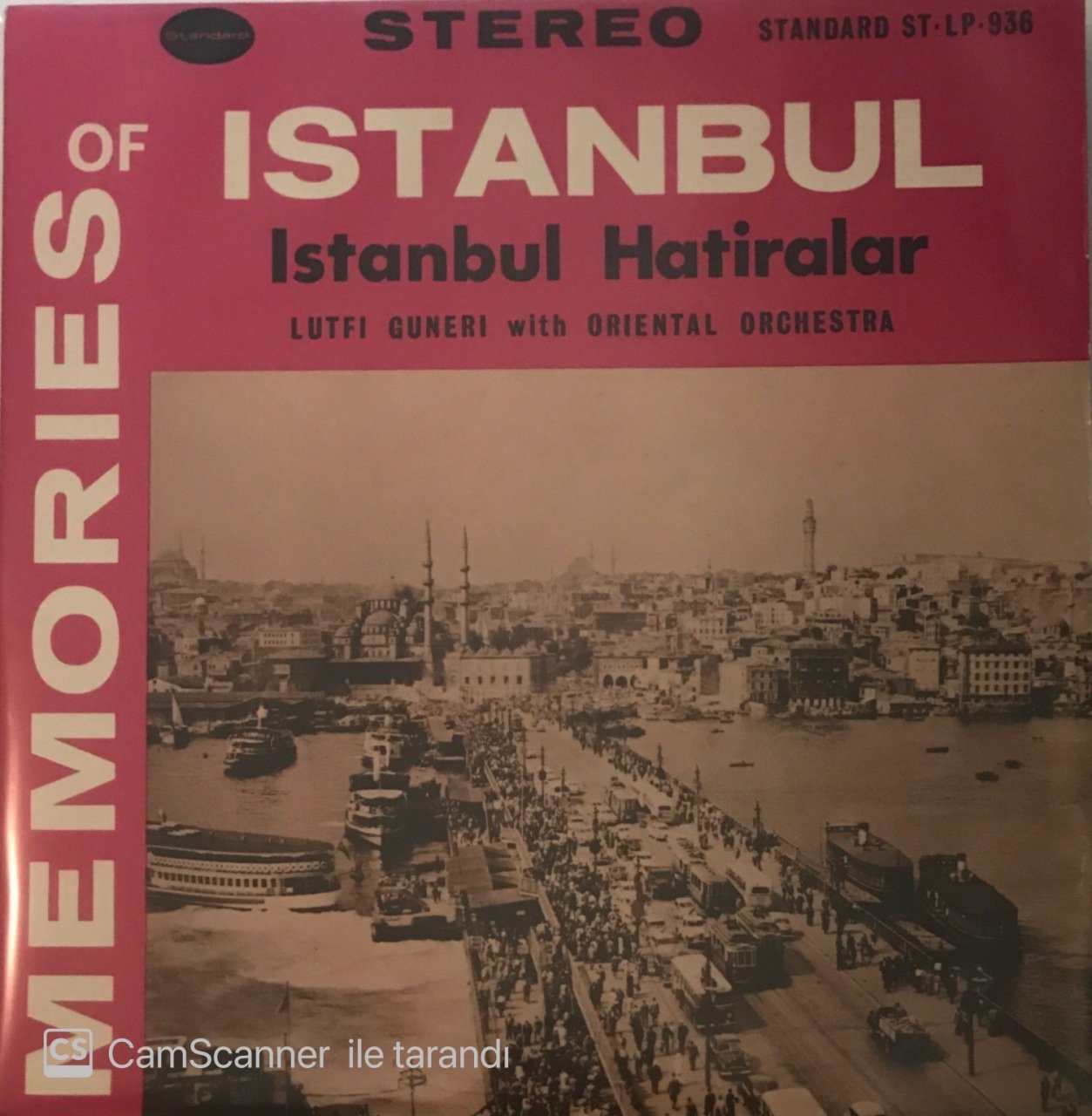 Memories Of Istanbul Lutfi Guneri With Oriental Orchestra LP