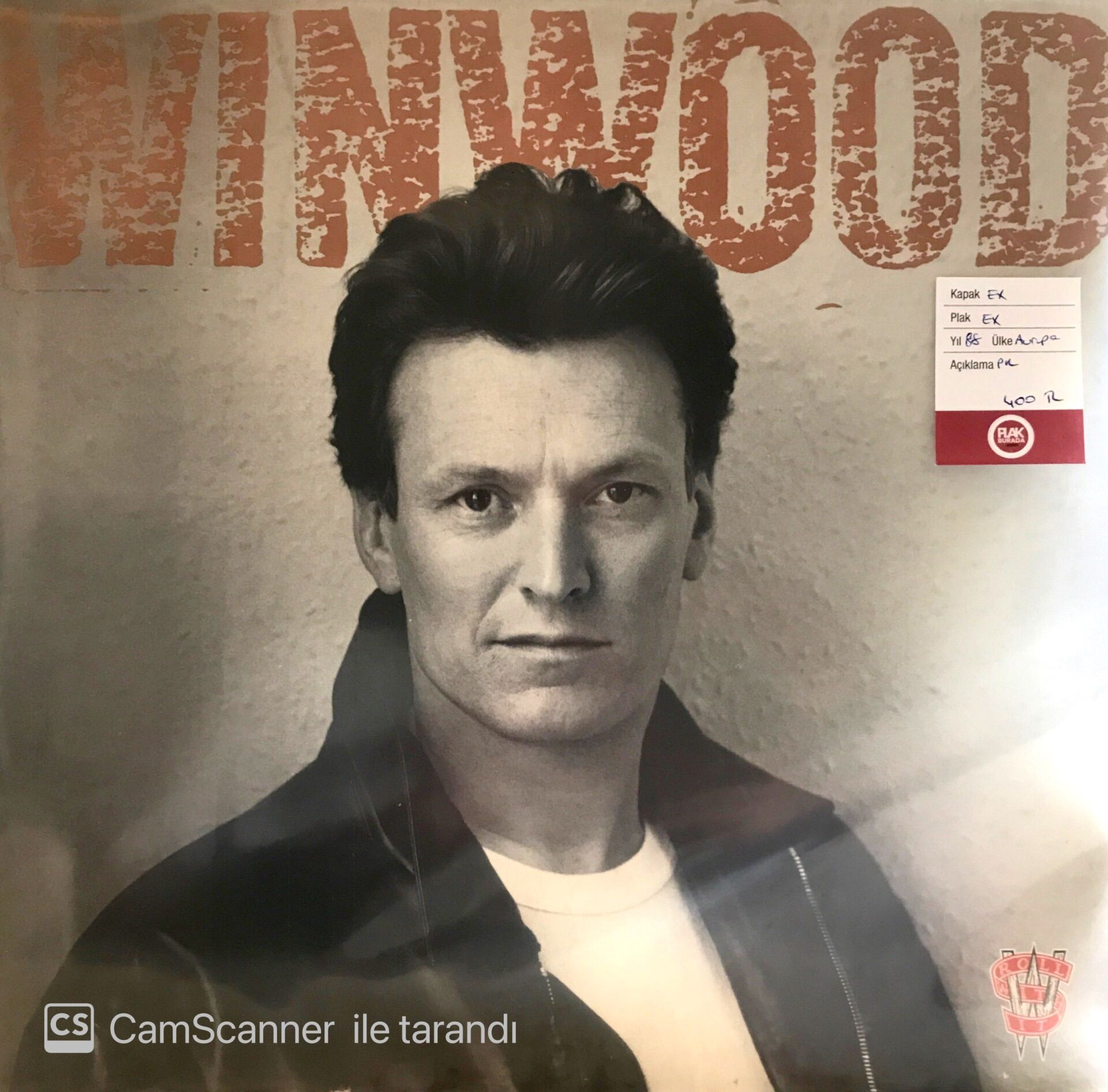 Steve Winwood Roll With It LP