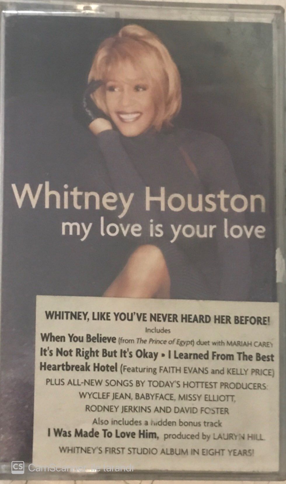Whitney Houston My Love Is Your Love KASET