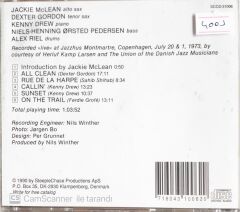 Jackie Mclean & Dexter Gordon - The Meeting - CD