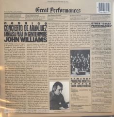Rodrigo Concertos De Aranjuez John Williams LP