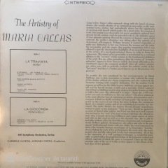 The Artistry Of Maria Callas LP
