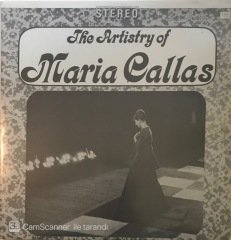 The Artistry Of Maria Callas LP