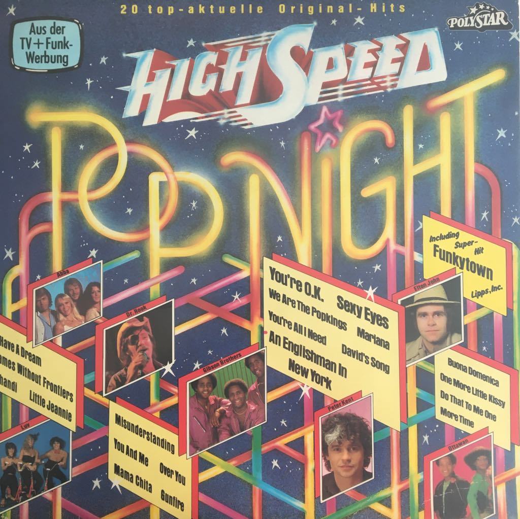 High Speed Pop Night LP