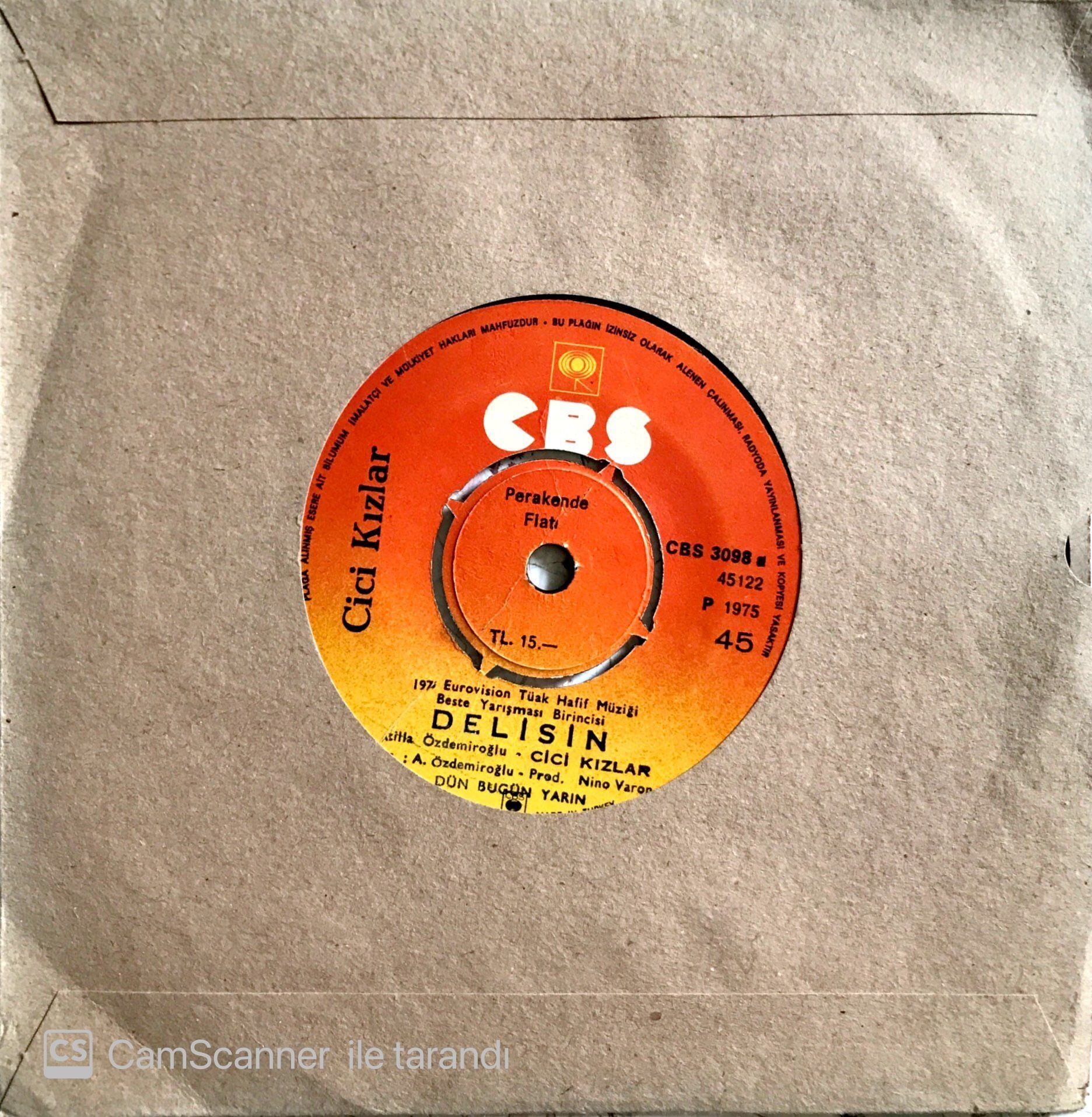 Cici Kızlar / Delisin 45lik