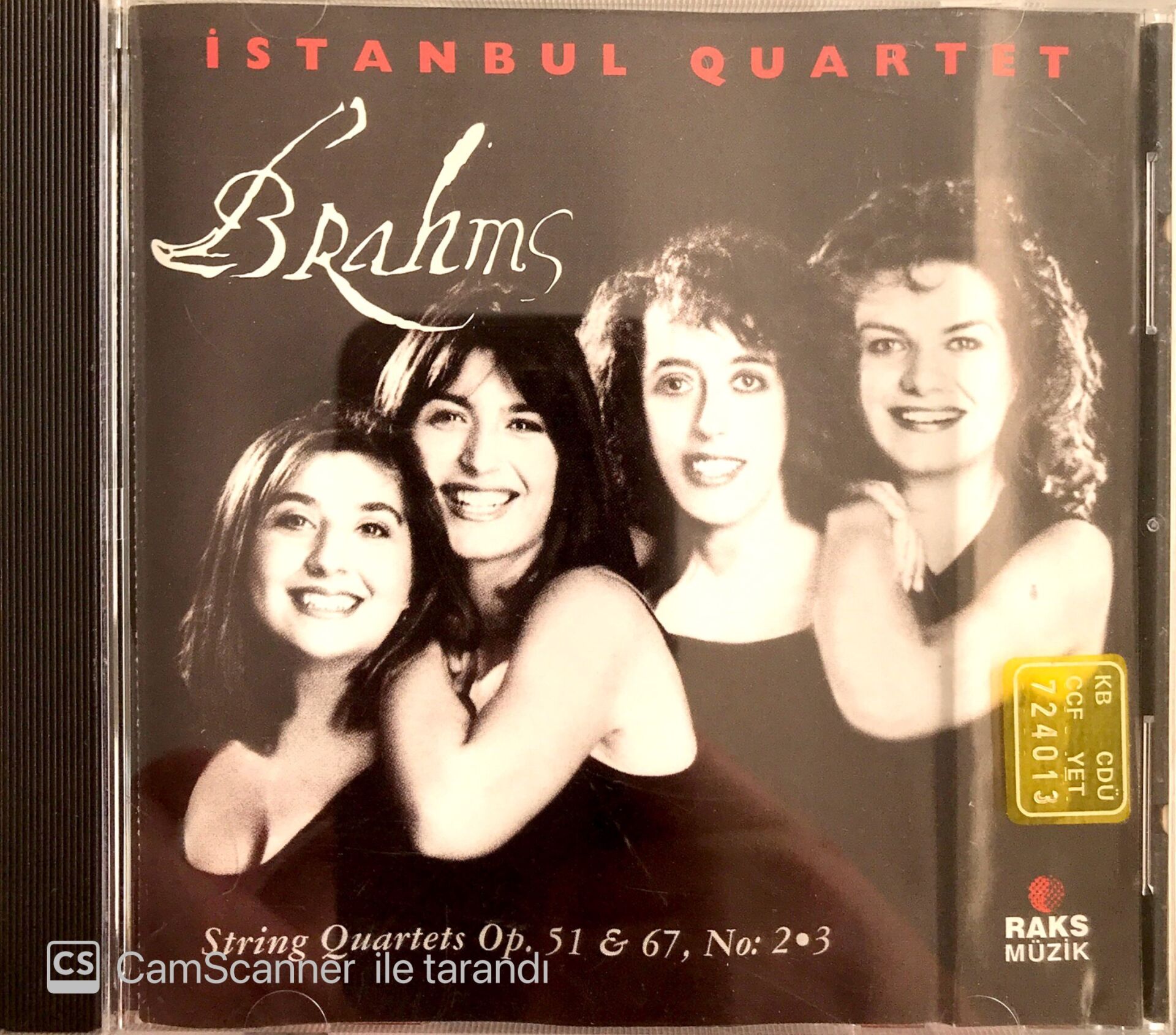 İstamnbul Quartet / Brahms Quartets 2 & 3 CD