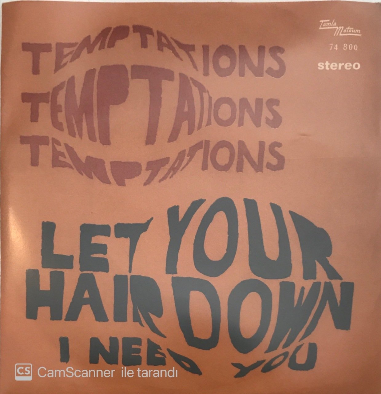 Temptations Let Your Hair Down 45lik
