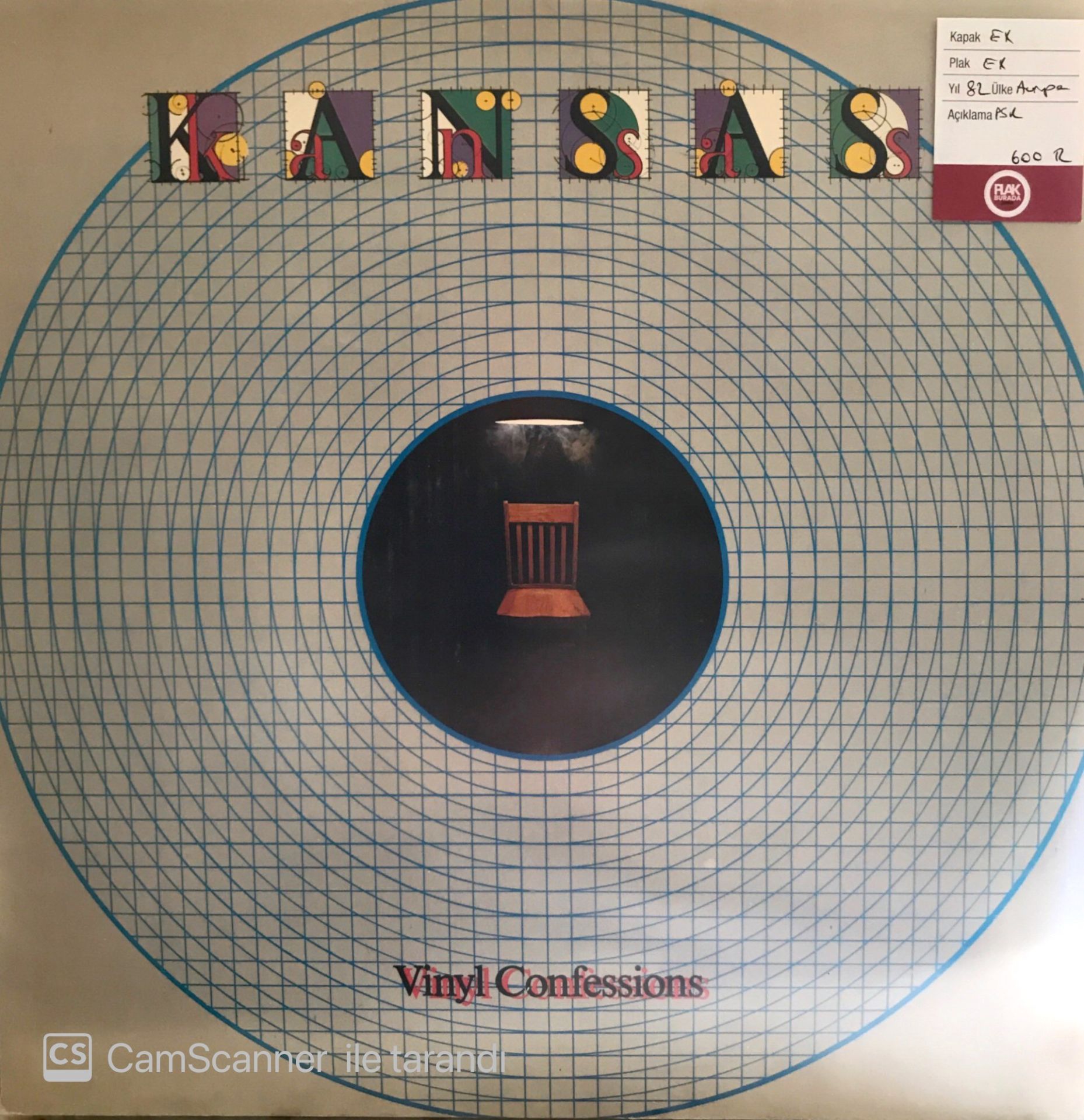 Kansas Vinyl Confessions LP