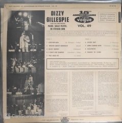 Dizzy Gillespie Paris Salle Pleyel 28 Fev 1948 LP