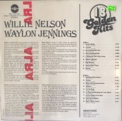 Willie Nelson - Waylon Jennings - 18 Golden Hits LP
