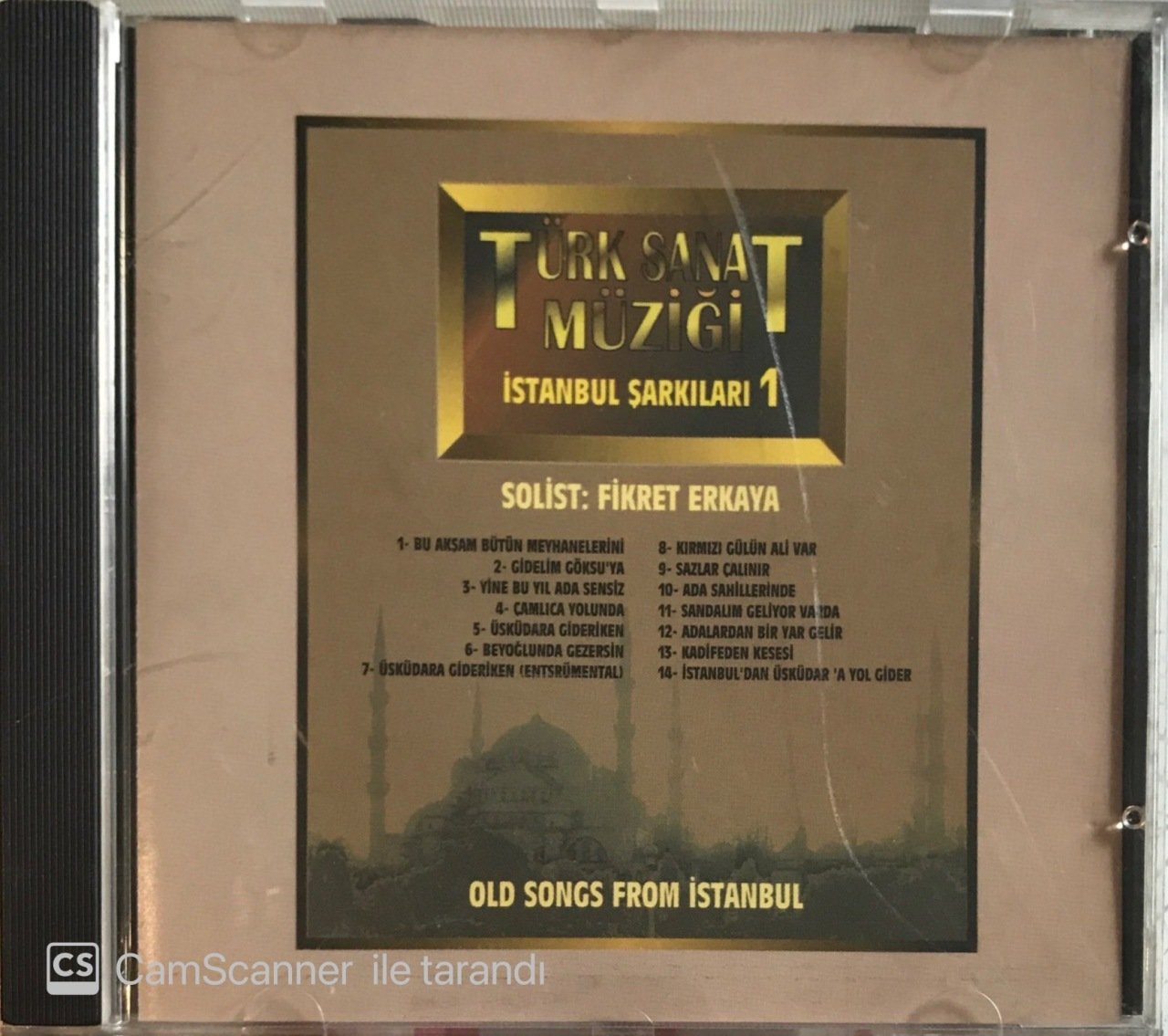 Türk Sanat Müziği İstanbul Şarkıları 1 CD